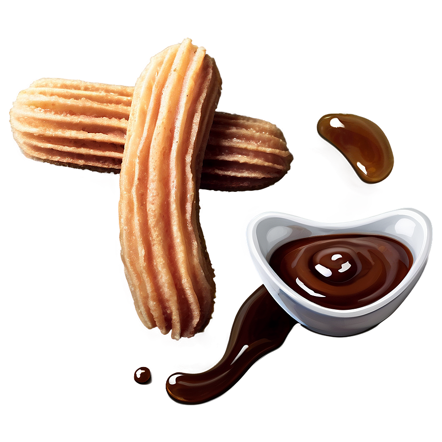 Churros With Caramel Dip Png 27 PNG Image