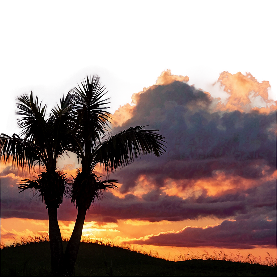 Cielo Sunset Silhouette Png 06252024 PNG Image