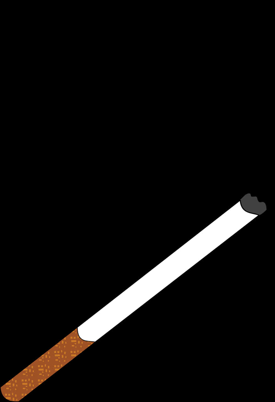 Cigarette Graphic Art PNG Image