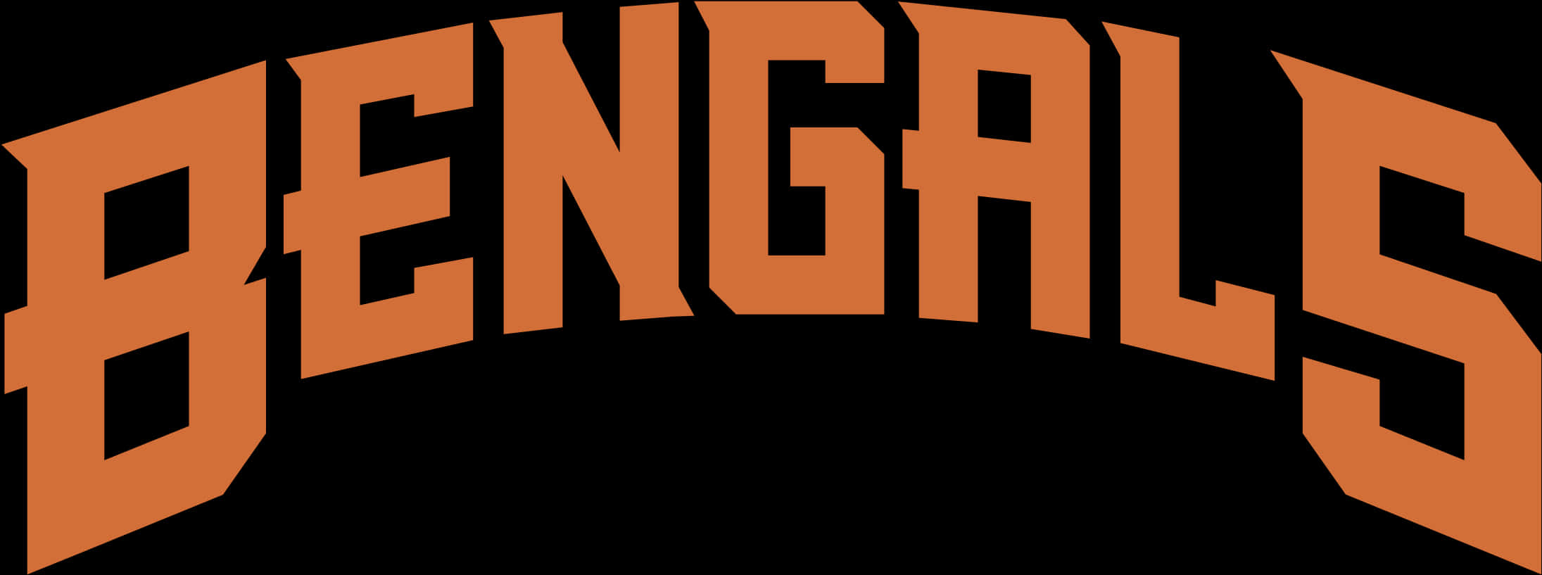 Cincinnati Bengals Text Logo PNG Image