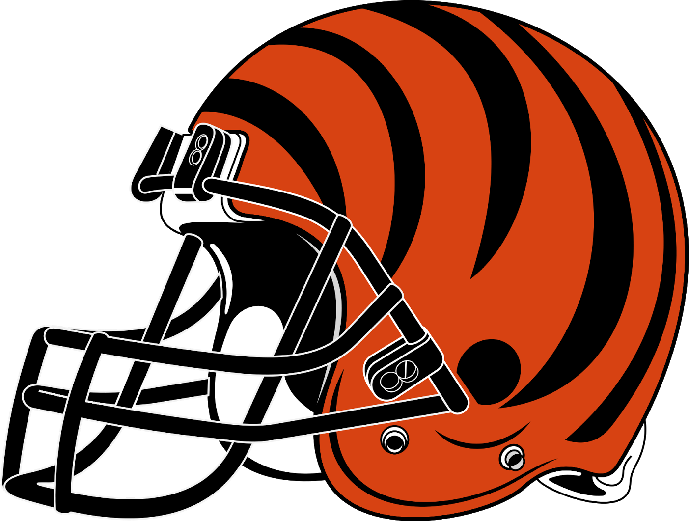 Cincinnati Football Helmet Graphic PNG Image