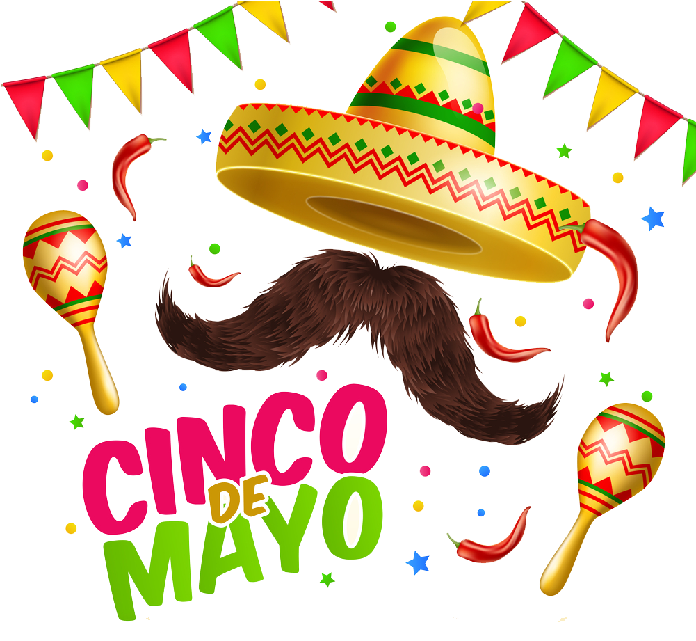 Cincode Mayo Celebration Graphic PNG Image