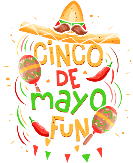 Cincode Mayo Festive Illustration PNG Image