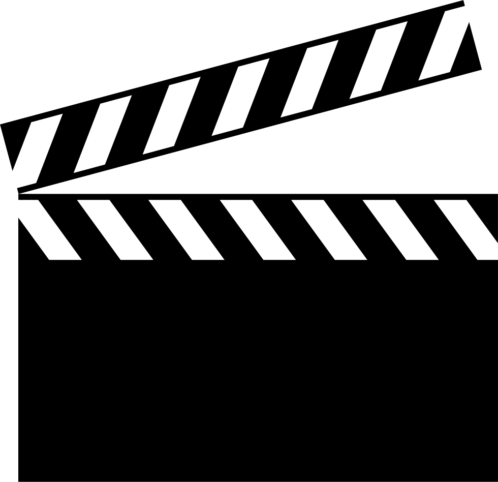 Cinema Clapperboard Icon PNG Image