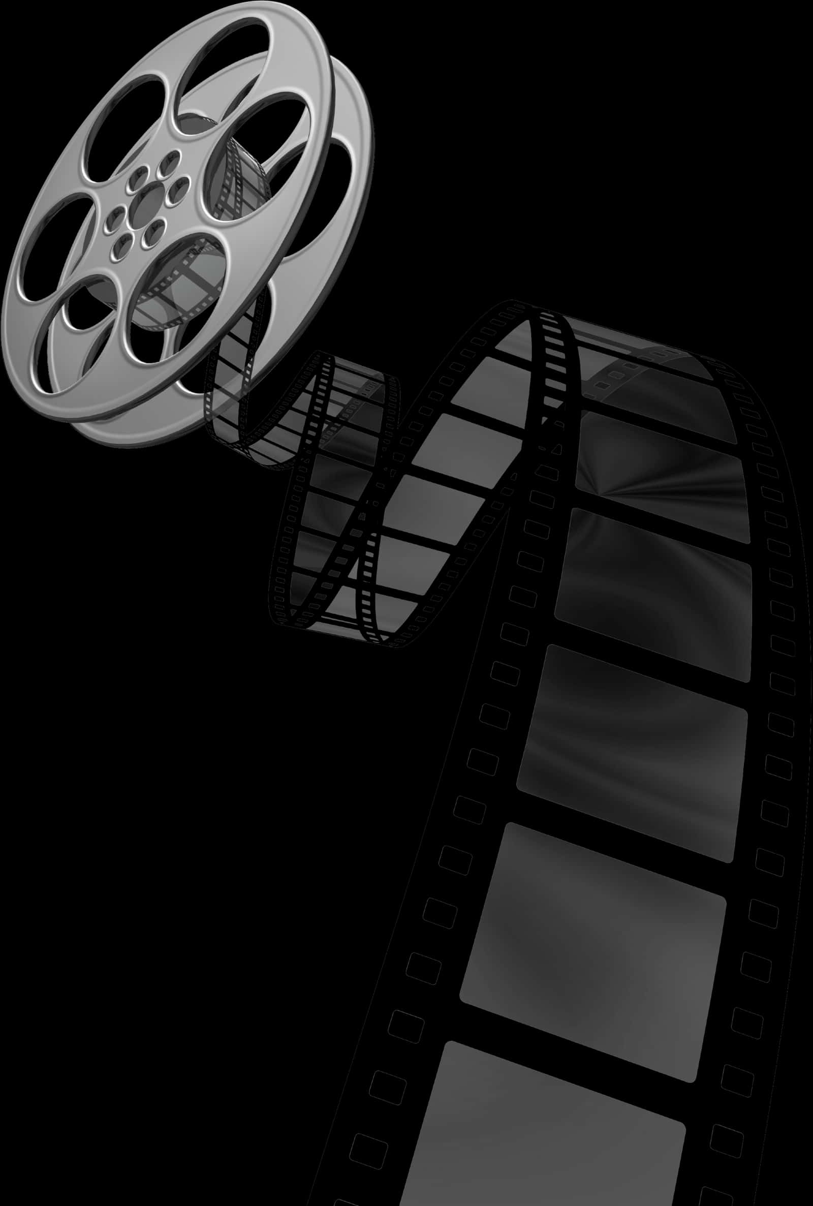 Cinema Film Reeland Strip PNG Image