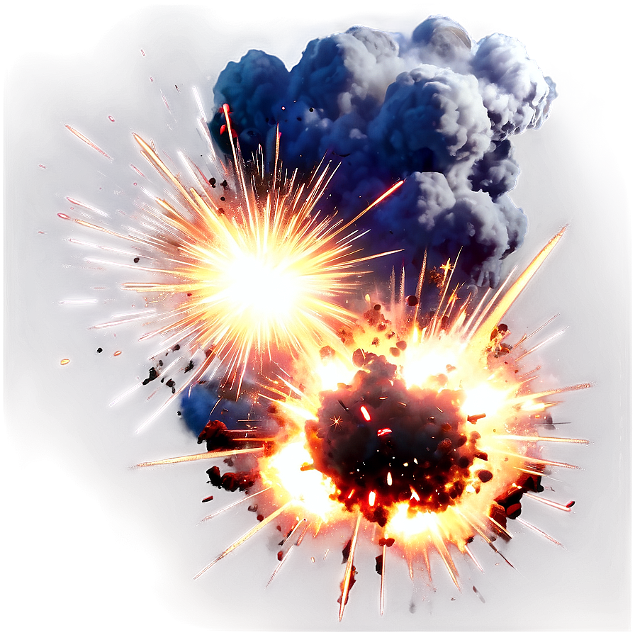 Cinematic Explosion Rendering Png Prg PNG Image