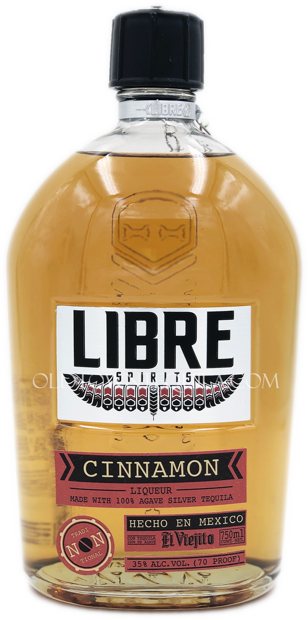 Cinnamon Flavored Liqueur Bottle PNG Image