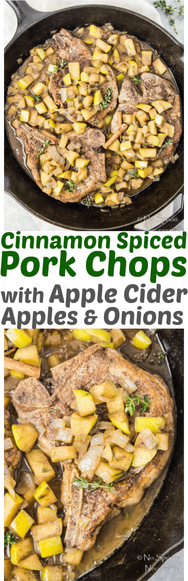 Cinnamon Spiced Pork Chopswith Apple Cider PNG Image