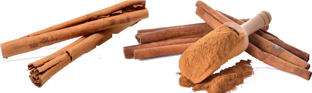 Cinnamon Sticksand Ground Spice PNG Image