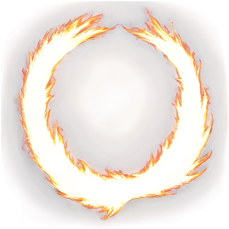 Circle Engulfed In Flames Png Fpv34 PNG Image