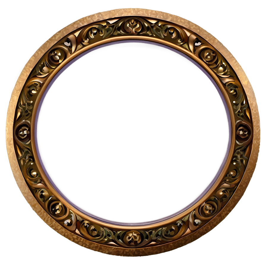 Circle Frame Template Png 63 PNG Image