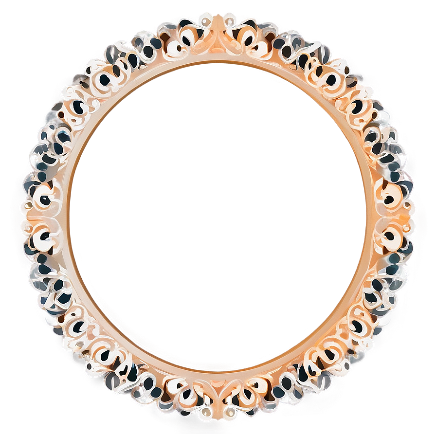 Circle Lace Frame Png Bvg94 PNG Image