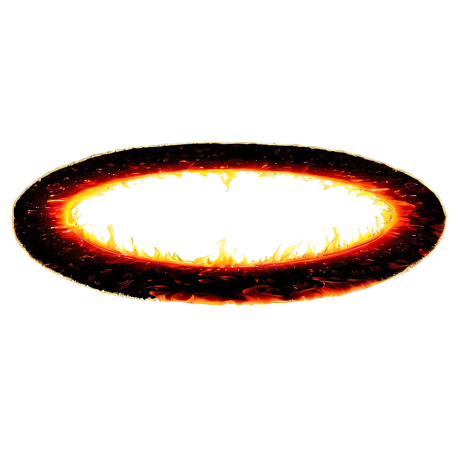 Circle Of Flames Graphic Png Dau PNG Image