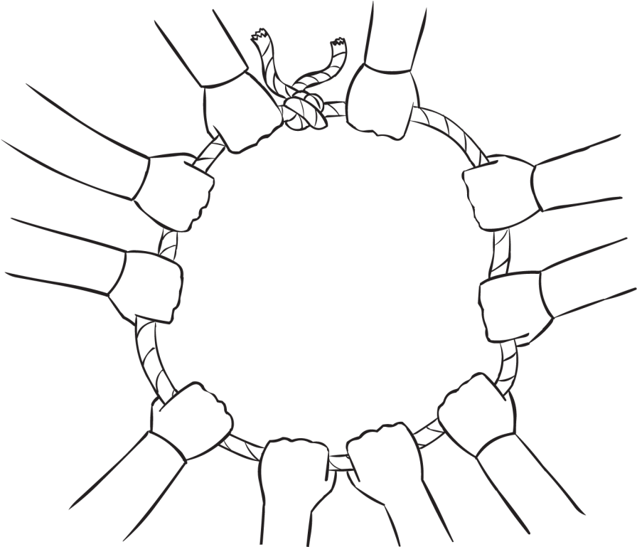 Circleof Hands Unity PNG Image