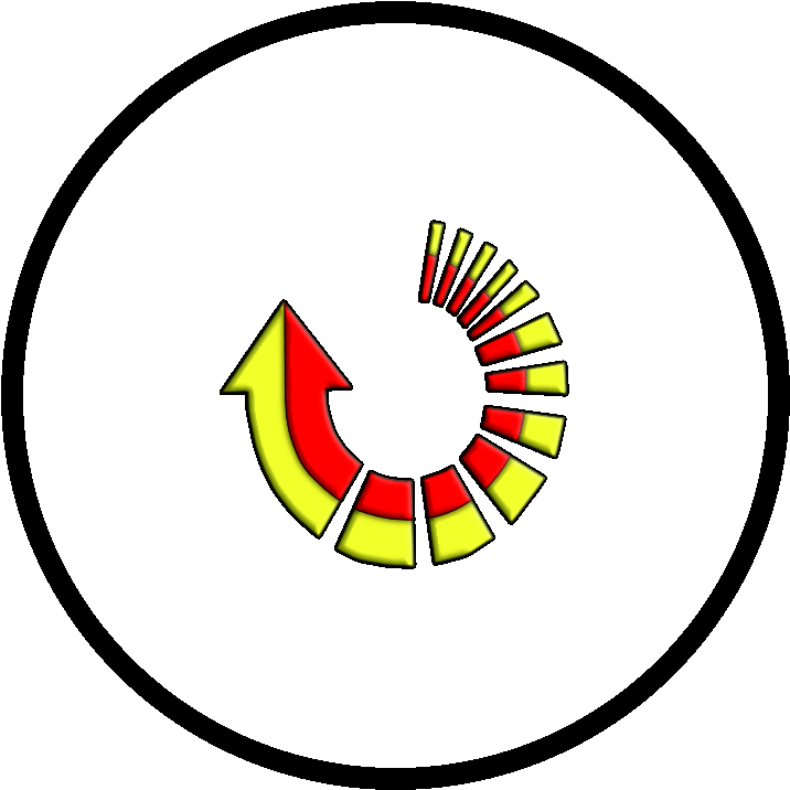 Circular Loading Animation Graphic PNG Image