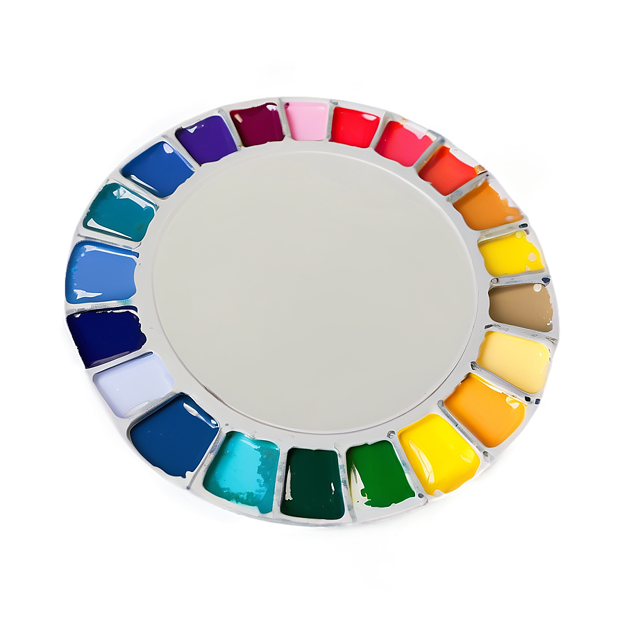 Circular Paint Palette Png Xld PNG Image