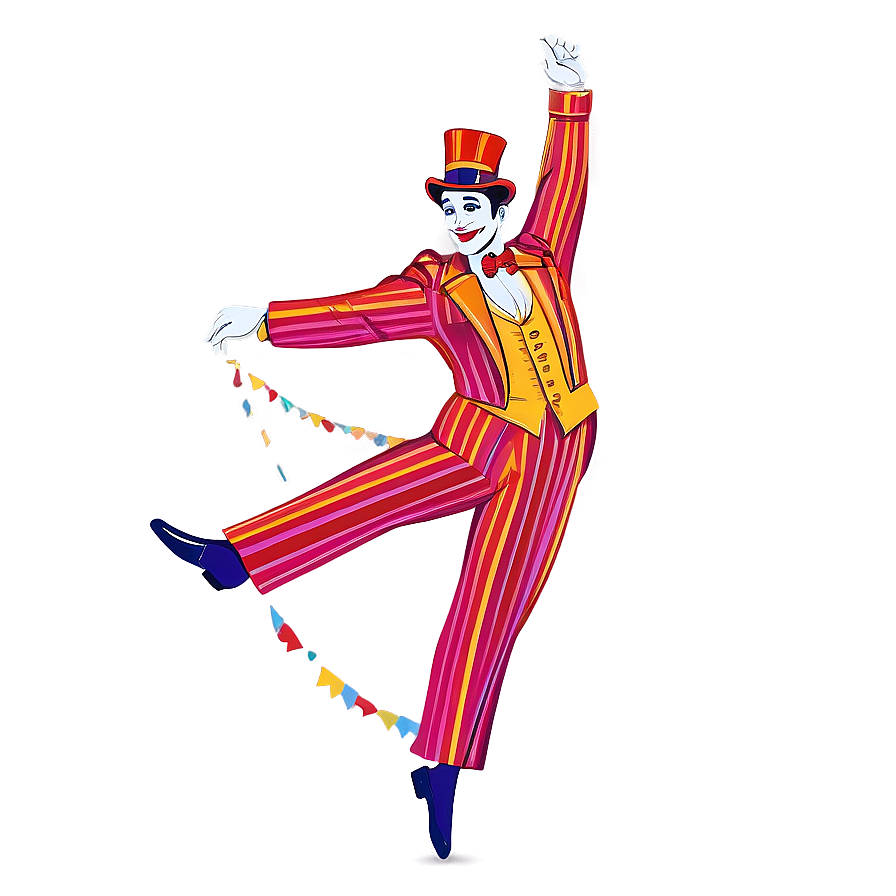 Circus Performer Cartoon Character Png Sih PNG Image