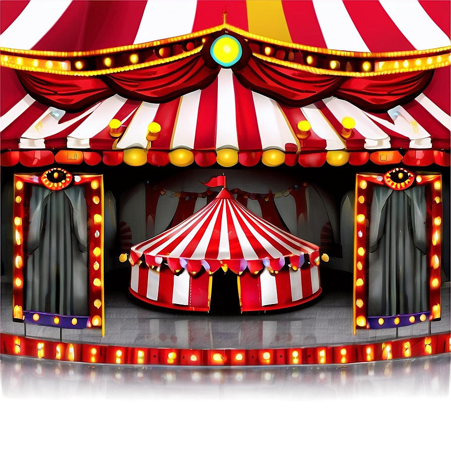 Circus Tent Flyer Background Png 06132024 PNG Image