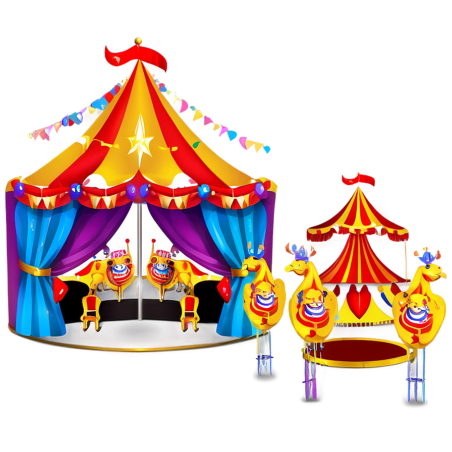 Circus Tent Flyer Background Png Jon PNG Image