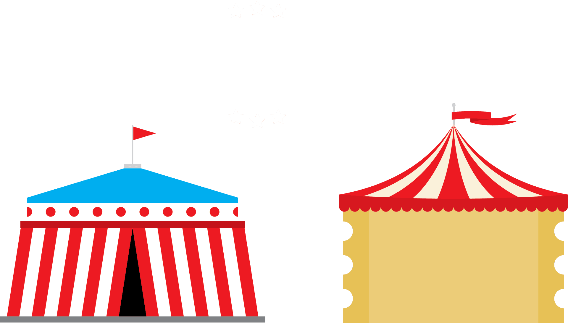 Circus Tent Illustration PNG Image