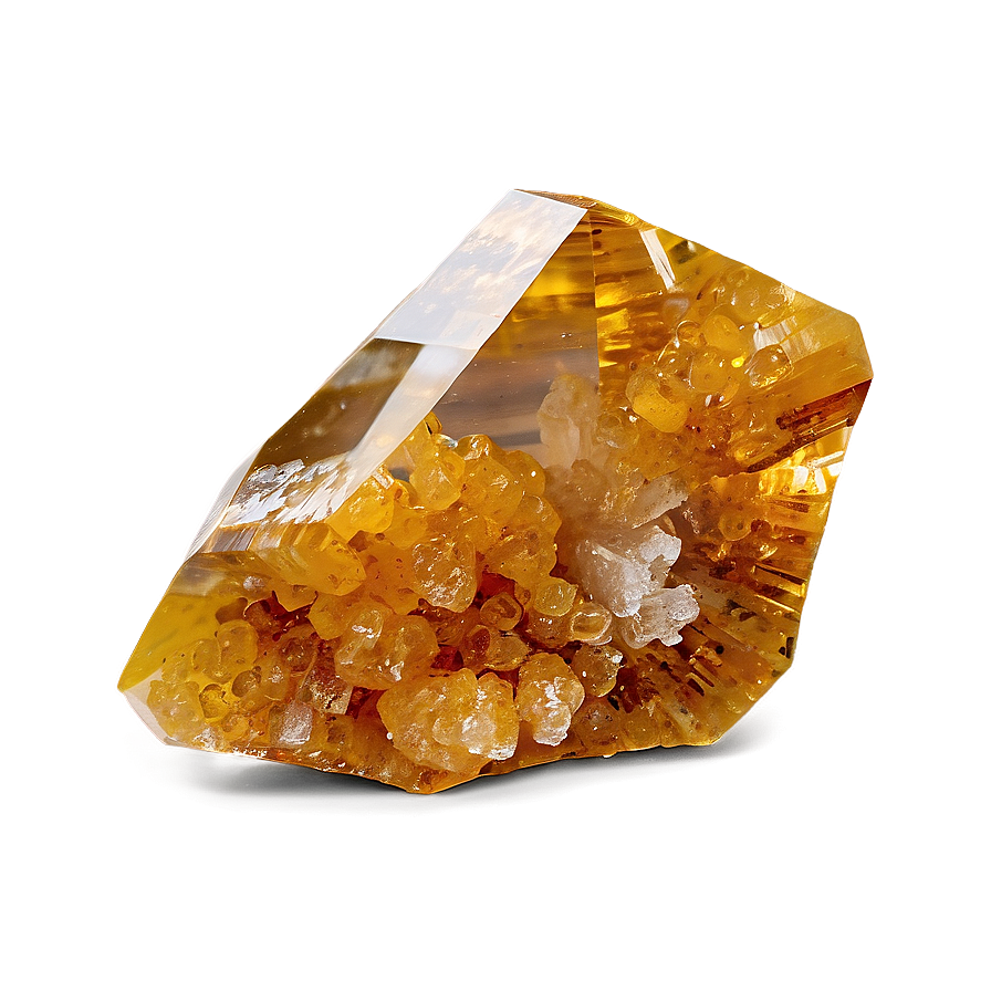 Citrine Mineral Specimen Png 8 PNG Image