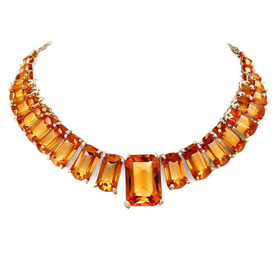 Citrine Necklace Jewel Png 86 PNG Image