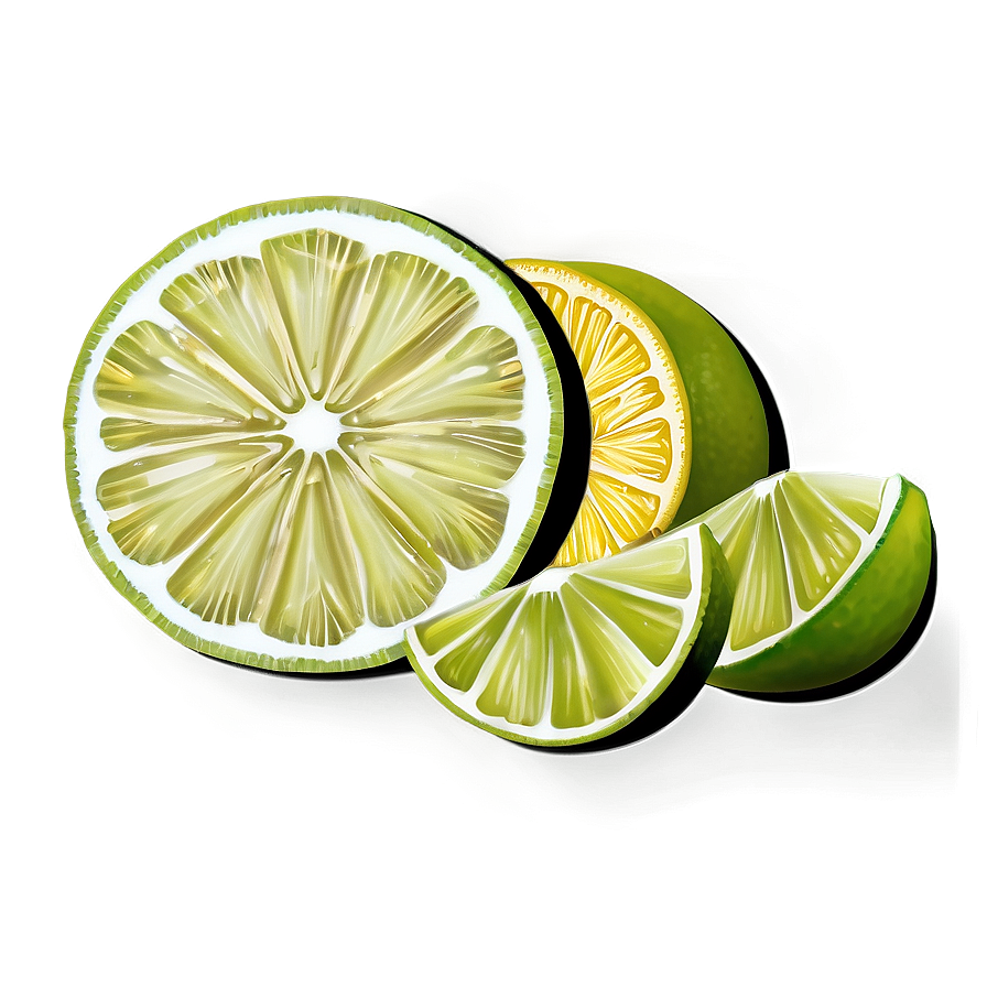 Citrus Lime Slice Png Eir PNG Image