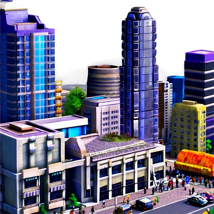 City Builder Game Png Stl38 PNG Image