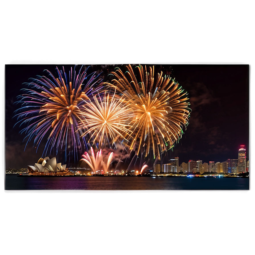 City Fireworks Show Png Mbk50 PNG Image