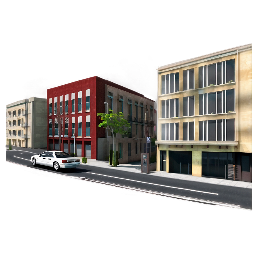 City Street C PNG Image