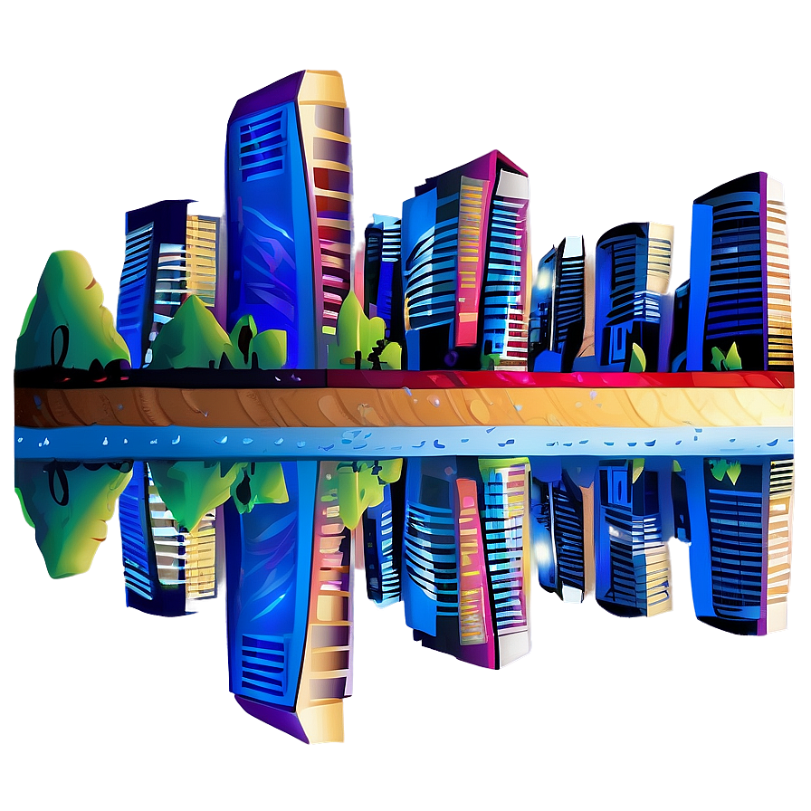 Cityscape Art Png 49 PNG Image