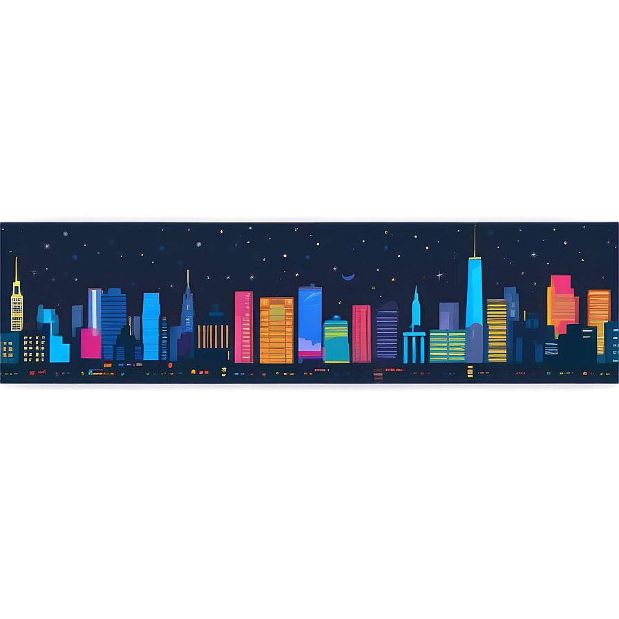 Cityscape Tape Aesthetic Png Bfg PNG Image