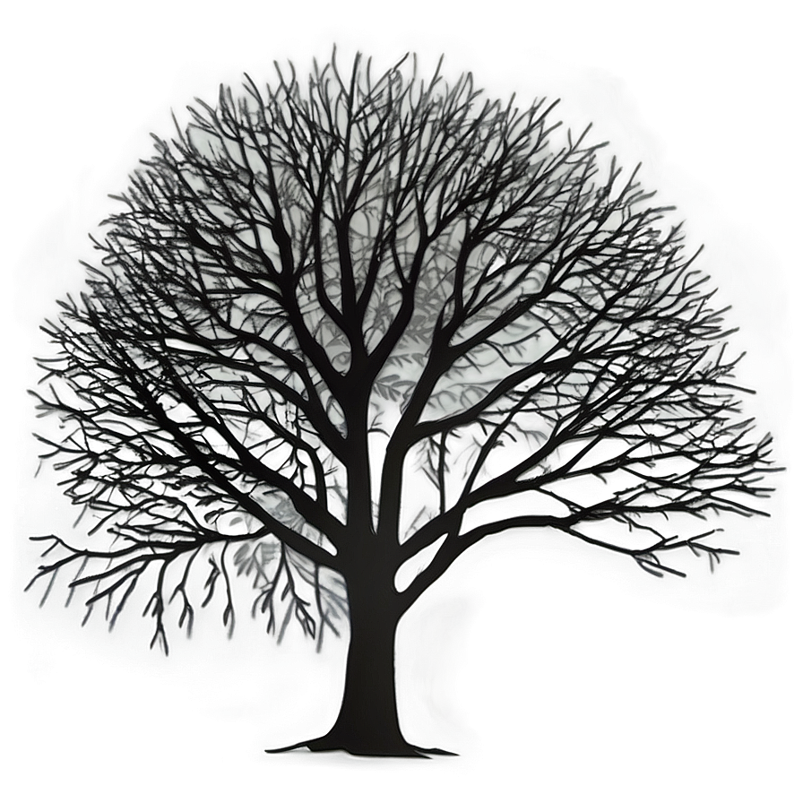 Cityscape Tree Silhouette Png 05252024 PNG Image