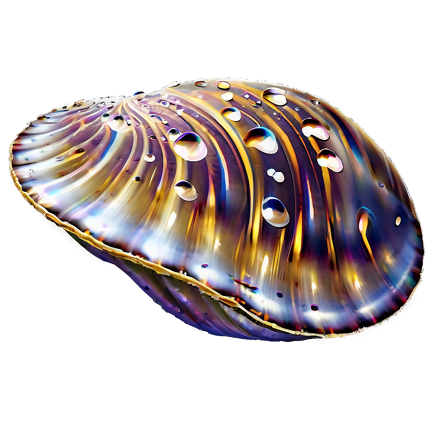 Clam With Bubbles Png Riq PNG Image