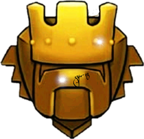 Clash Of Clans Logo Golden Shield PNG Image