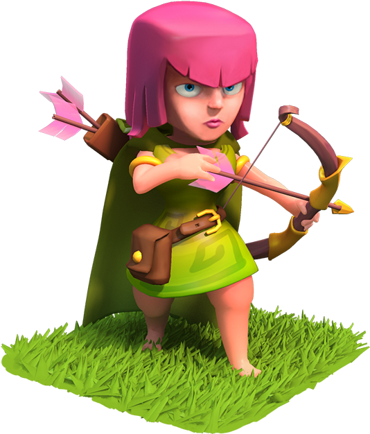 Clashof Clans Archer Character PNG Image