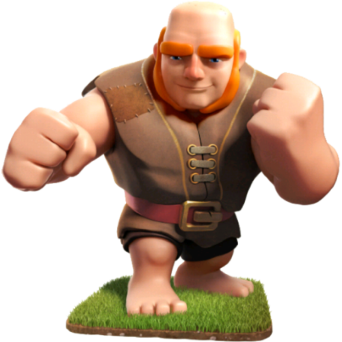 Clashof Clans Giant Character PNG Image