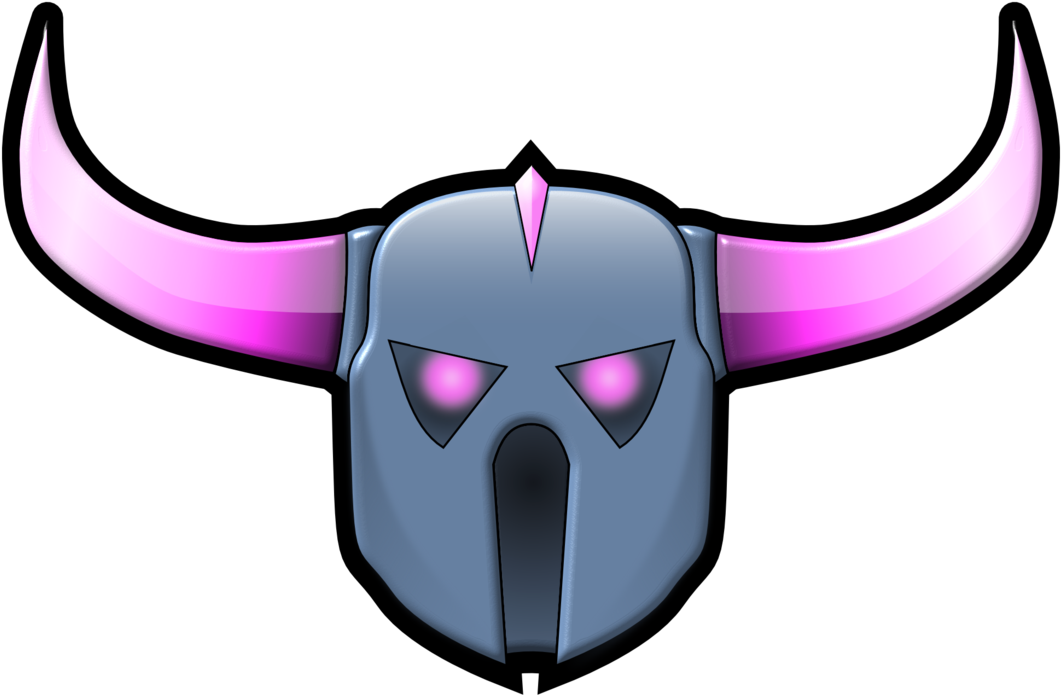 Clashof Clans P. E. K. K. A Helmet PNG Image