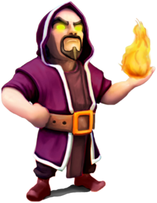 Clashof Clans Wizard Character PNG Image