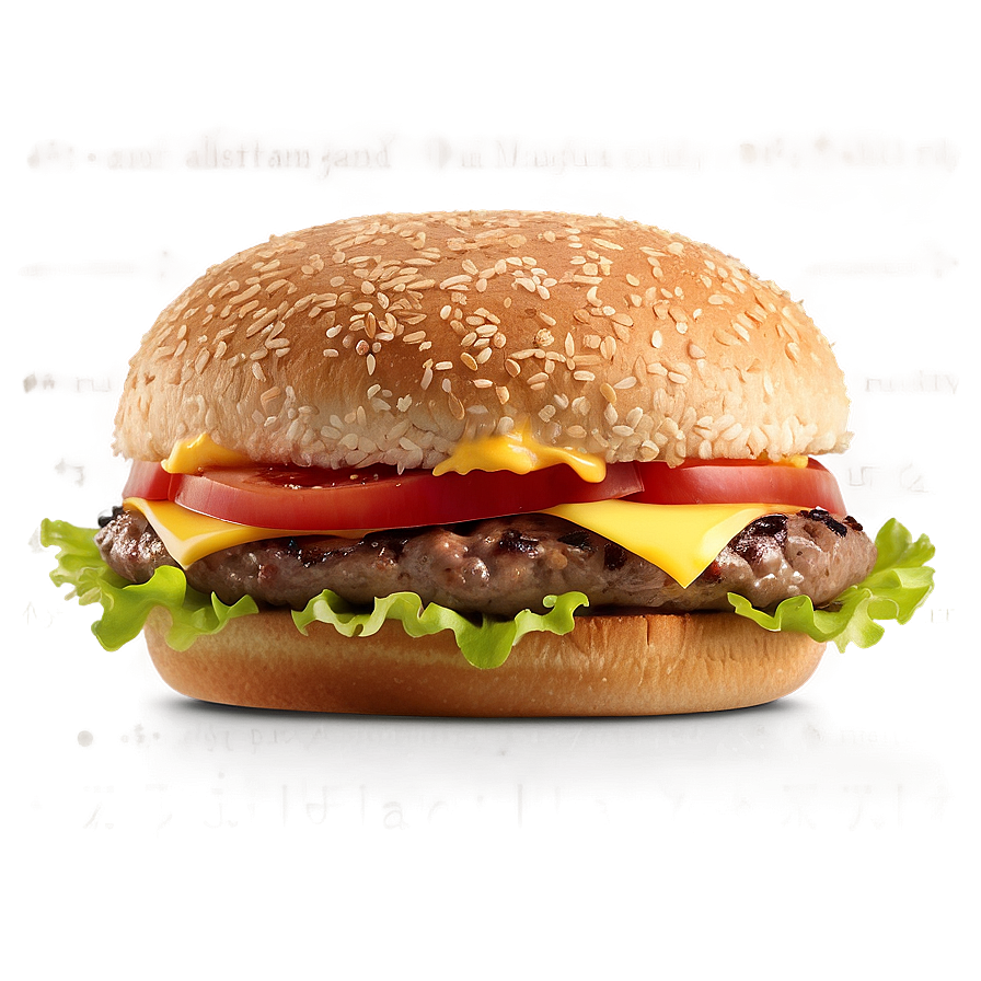 Classic American Hamburger Recipe Png Ngg91 PNG Image