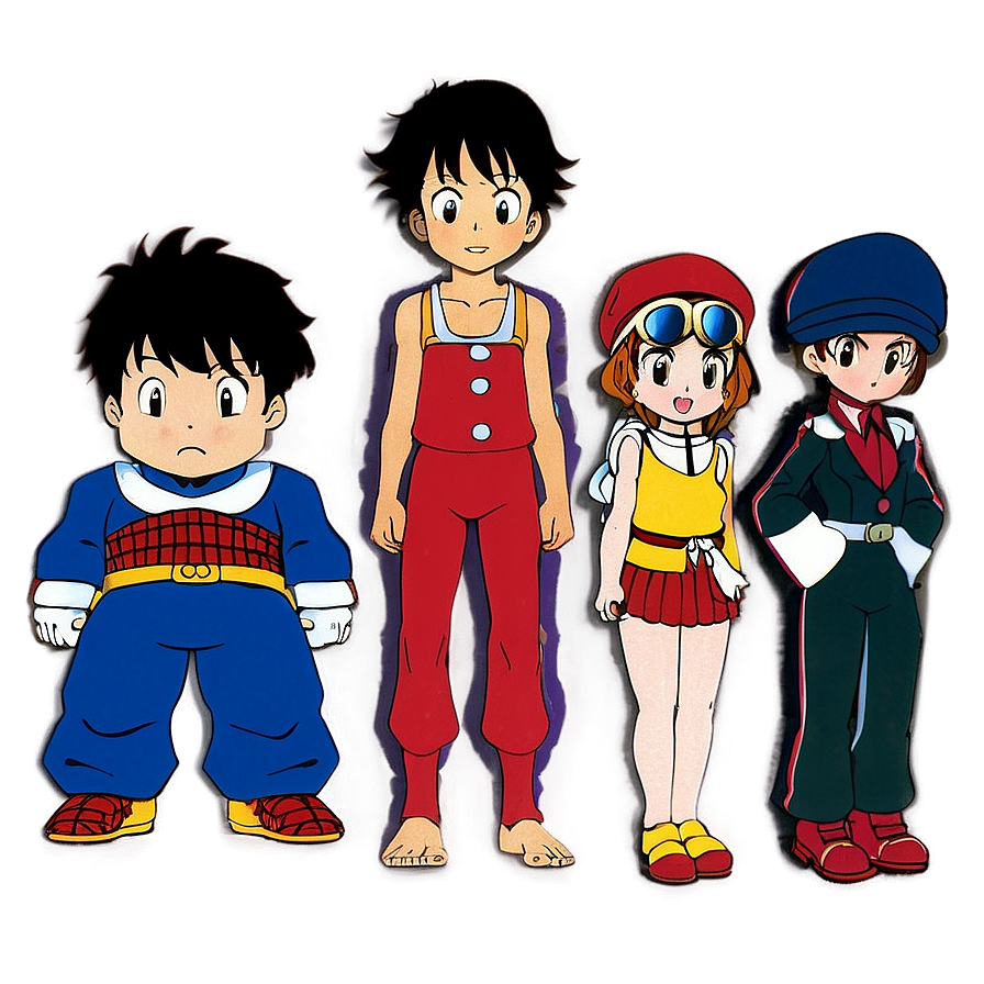 Classic Anime Characters Png Ohi15 PNG Image