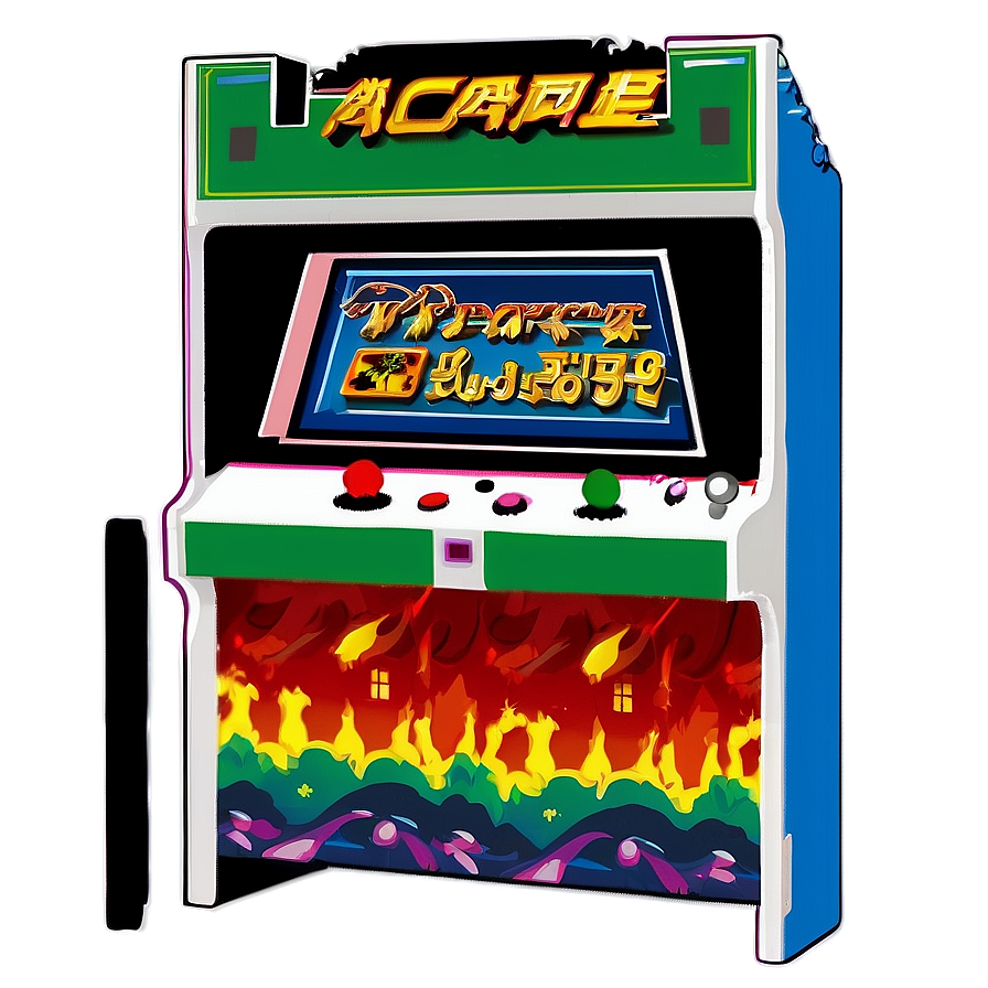 Classic Arcade Game Logos Png Ytd PNG Image