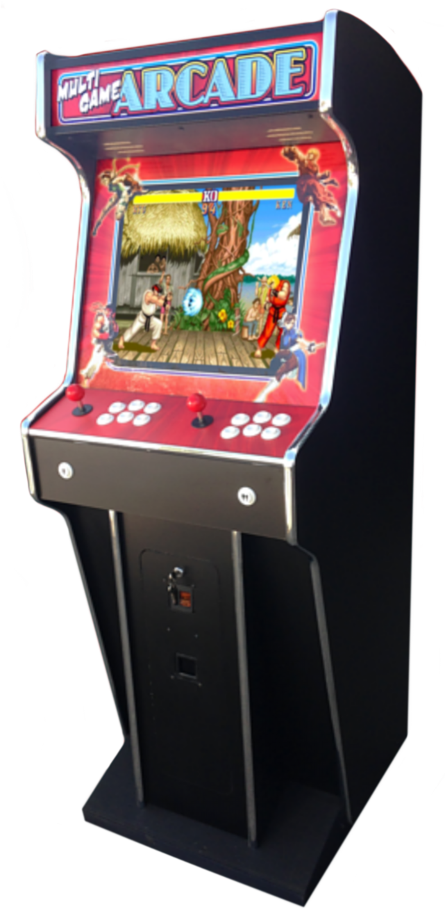 Classic Arcade Machine Street Fighter PNG Image