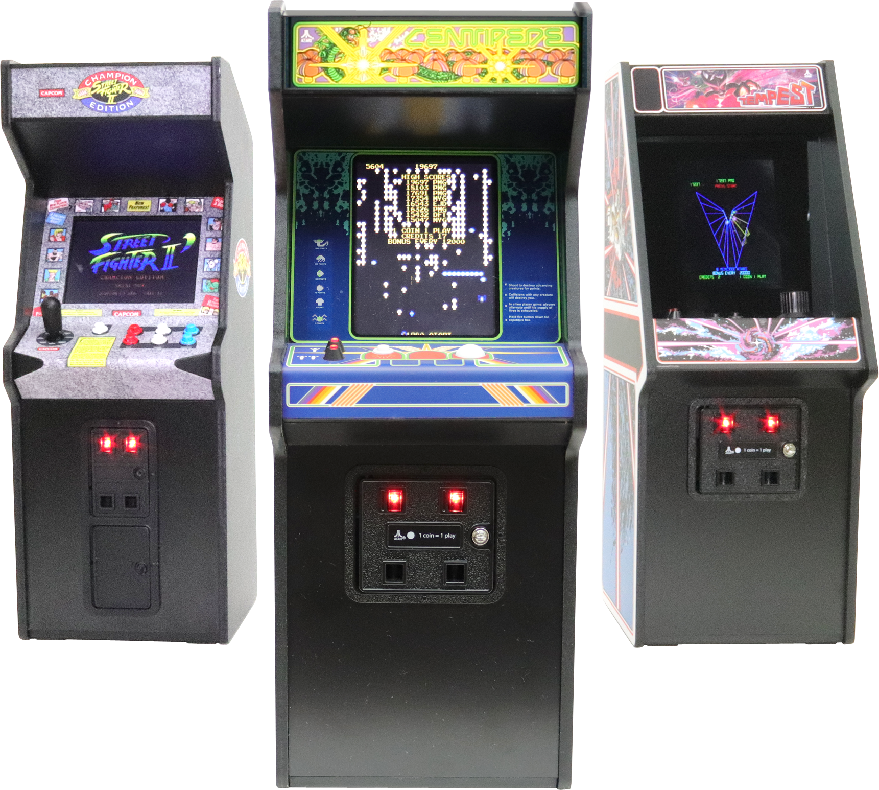 Classic Arcade Machines Centipede Featured PNG Image