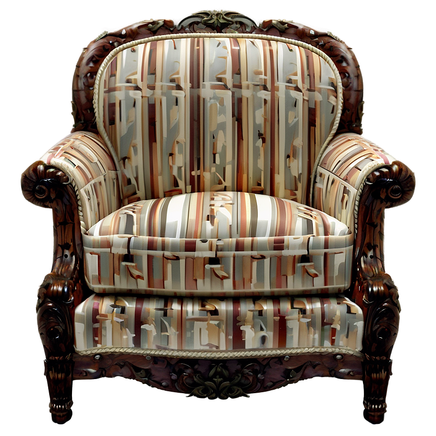 Classic Armchair Design Png 06262024 PNG Image