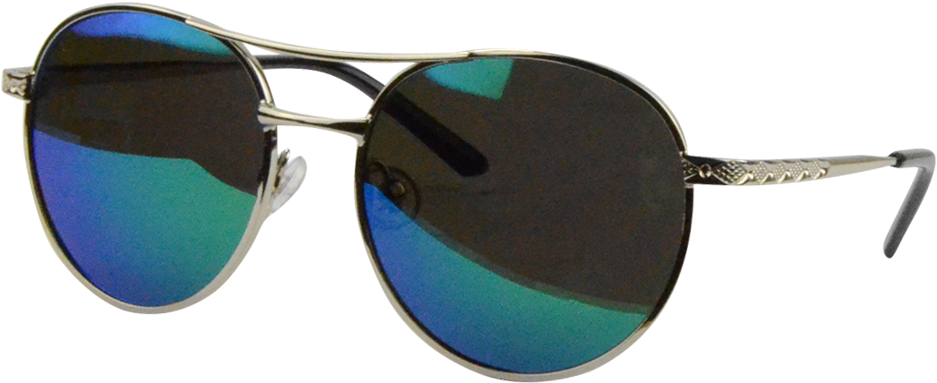 Classic Aviator Sunglasses Transparent Background PNG Image