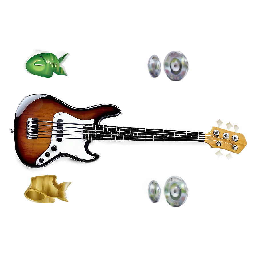 Classic Bass Guitar Png Ftr4 PNG Image