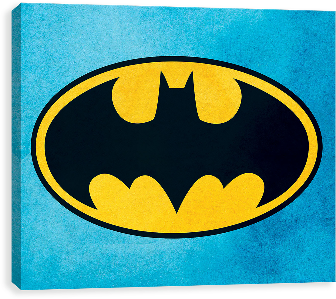 Classic Batman Logo Art PNG Image