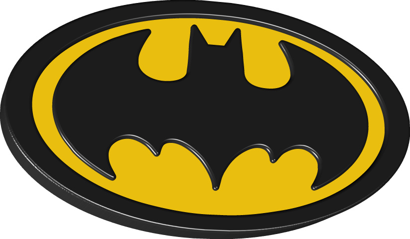 Classic Batman Logo PNG Image