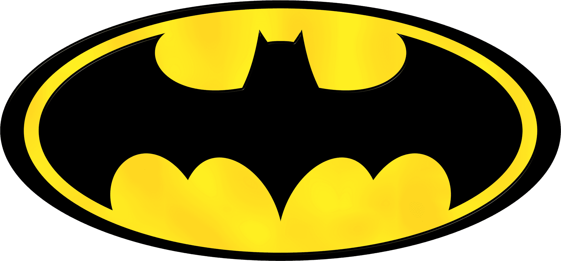 Classic Batman Logo PNG Image